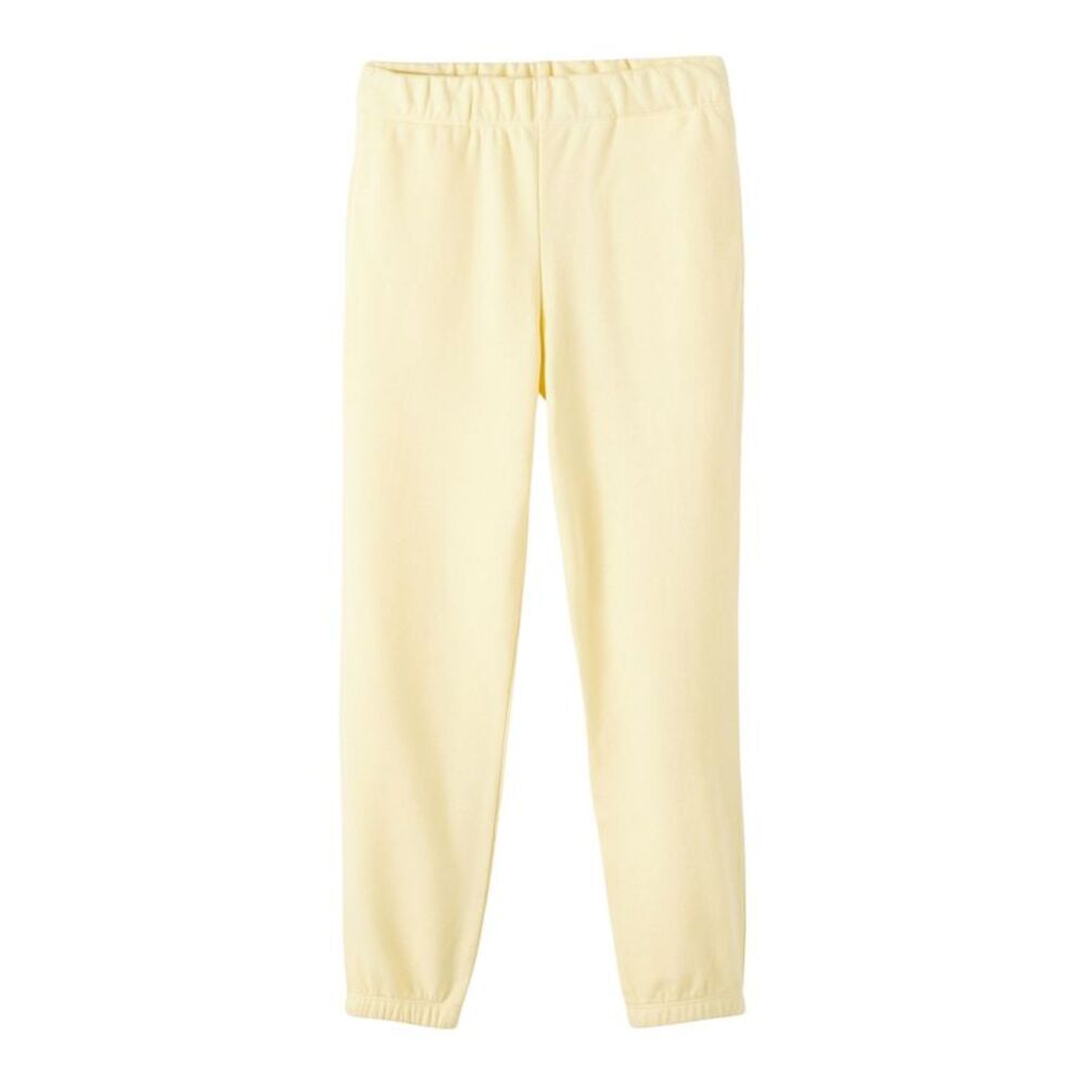 Name It Childrens/Kids Plain Straight Sweatpants / White